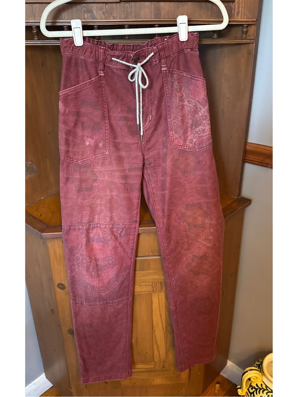 Anthropologie Pilcro The Trailblazer Patchwork Pants, XS